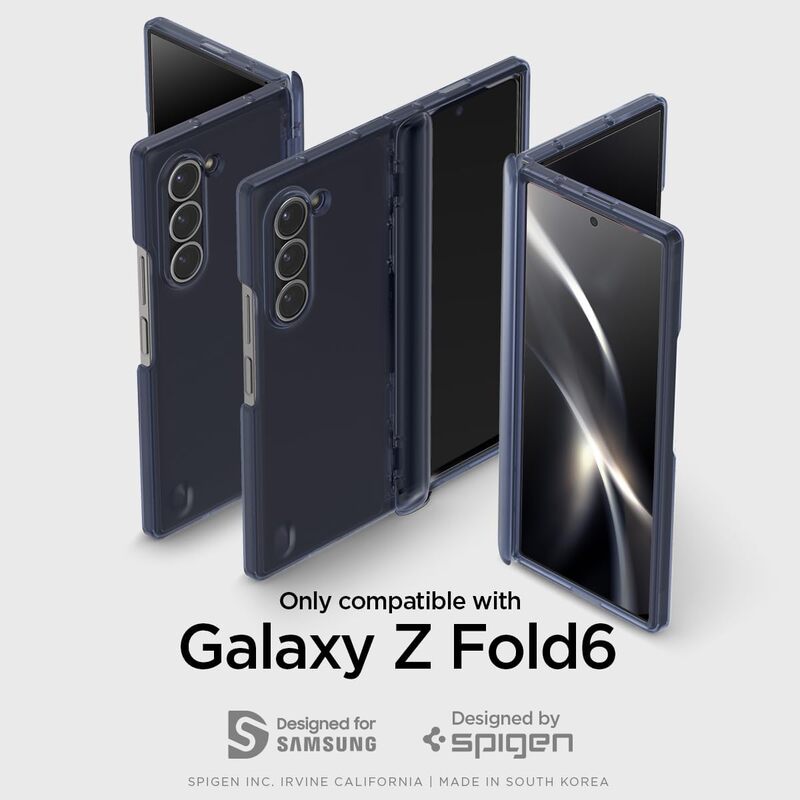 Spigen Ultra Hybrid Pro for Samsung Galaxy Z Fold 6 case cover (2024)- Frost Navy Blue